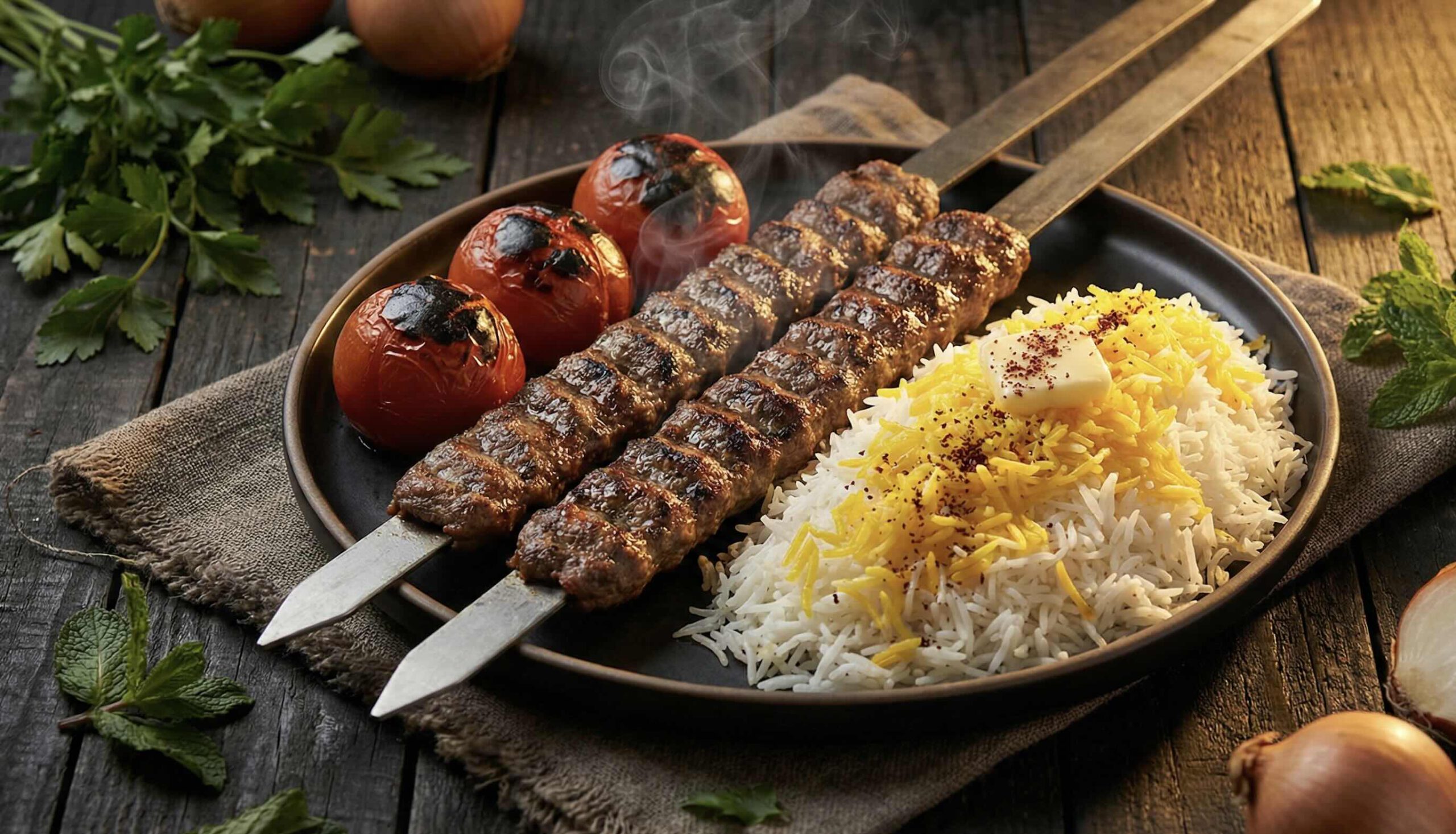 Kabab Kobideh Hackfleischspieße
