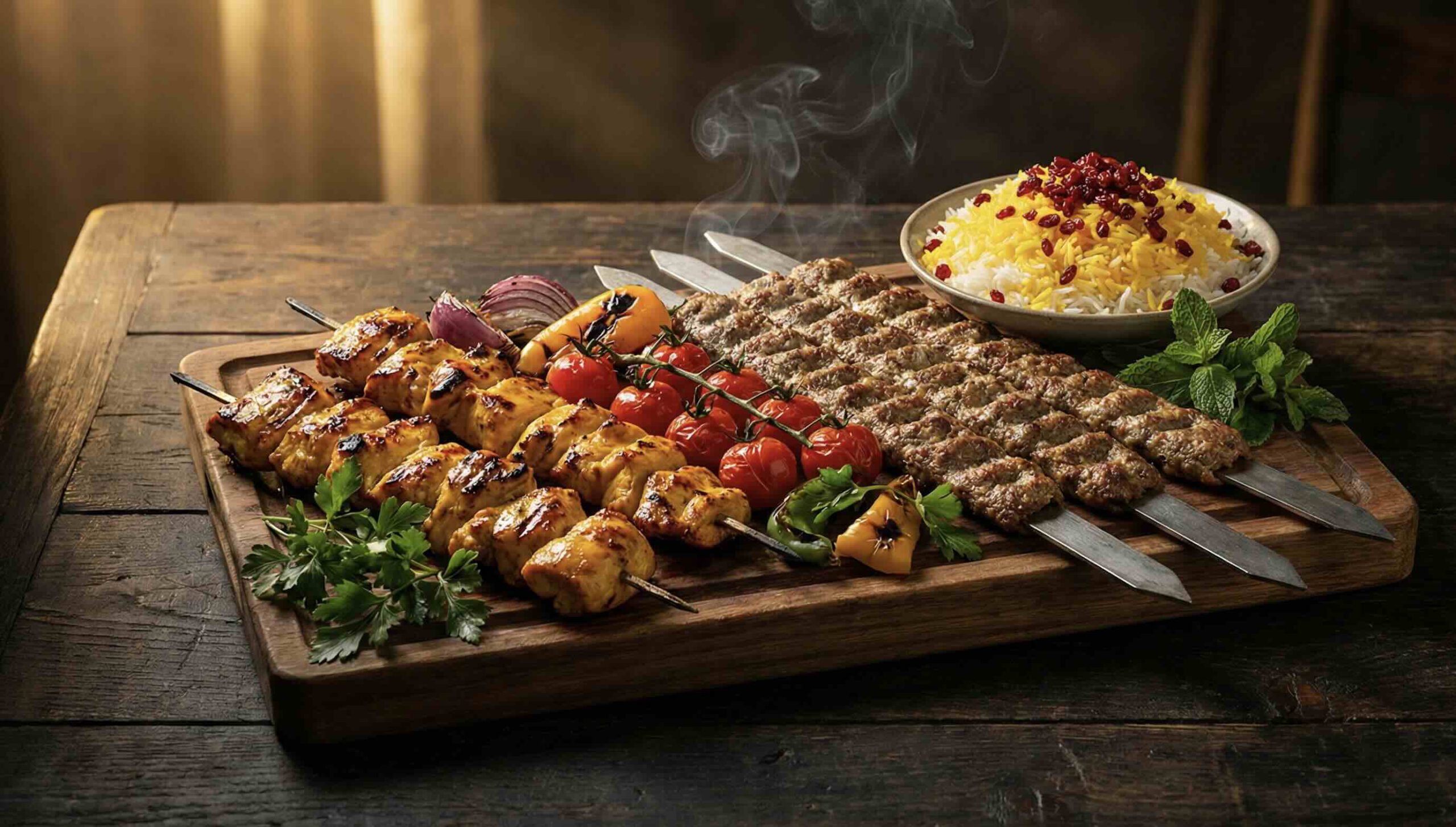 Kabab Djudejh Hähnchenspiesse